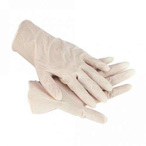Latex Gloves S,M,L 100  items