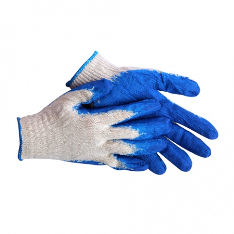 Latex Coated Rubber Work Gloves 1 PAIR