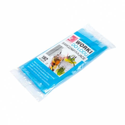 Ice Cube Bags- self sealing 192 cubes