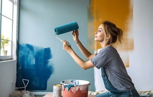 Jak zabezpieczyć meble przed malowaniem ścian?